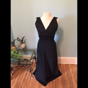 Vintage 1972 Black Evening Gown- Fabulous